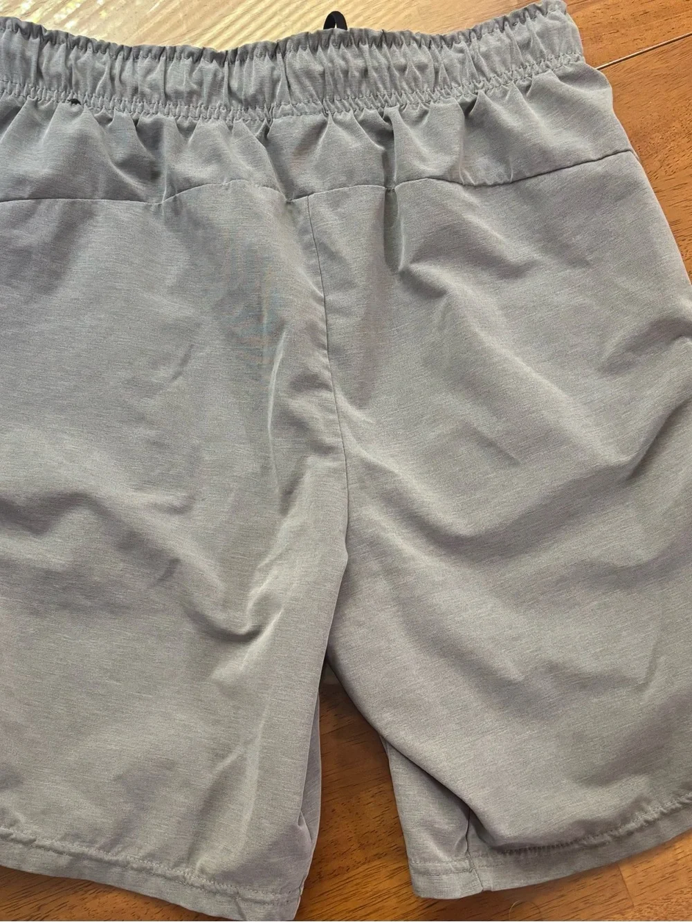 Nike Men’s Light Gray Athletic Shorts with Swoosh